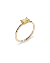 SLAETS Jewellery East-West Mini Ring Yellow Sapphire, 18kt Yellow Gold (horloges)